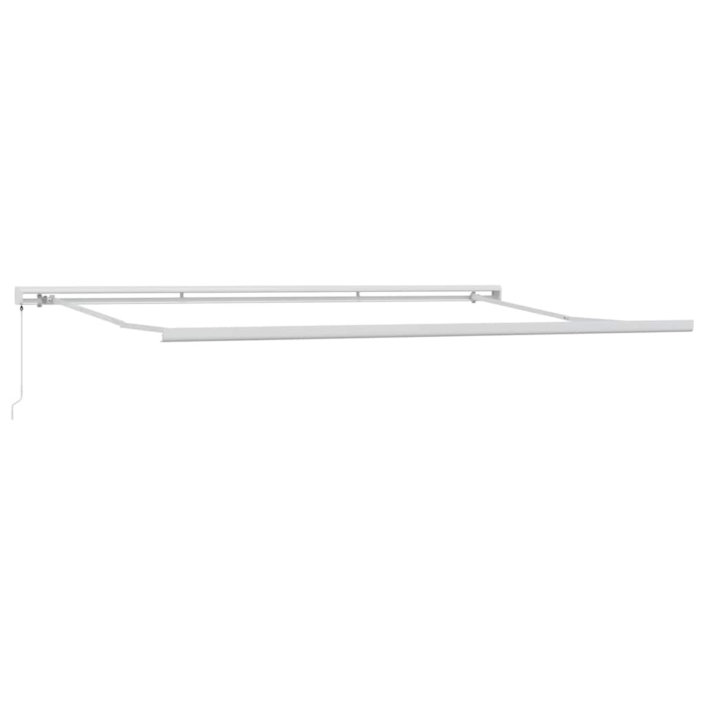Tenda Retrattile Antracite e Bianca 5x3 m Tessuto e Alluminio | homemem39