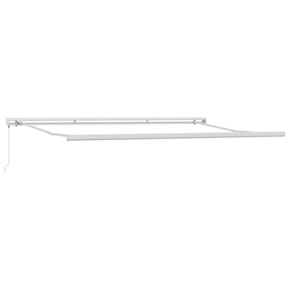 Tenda Retrattile Antracite e Bianca 5x3 m Tessuto e Alluminio | homemem39