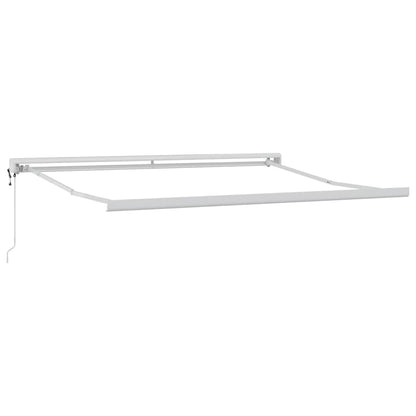 Tenda da Sole Antracite e Bianca 3x2,5 m Tessuto e Alluminio - homemem39