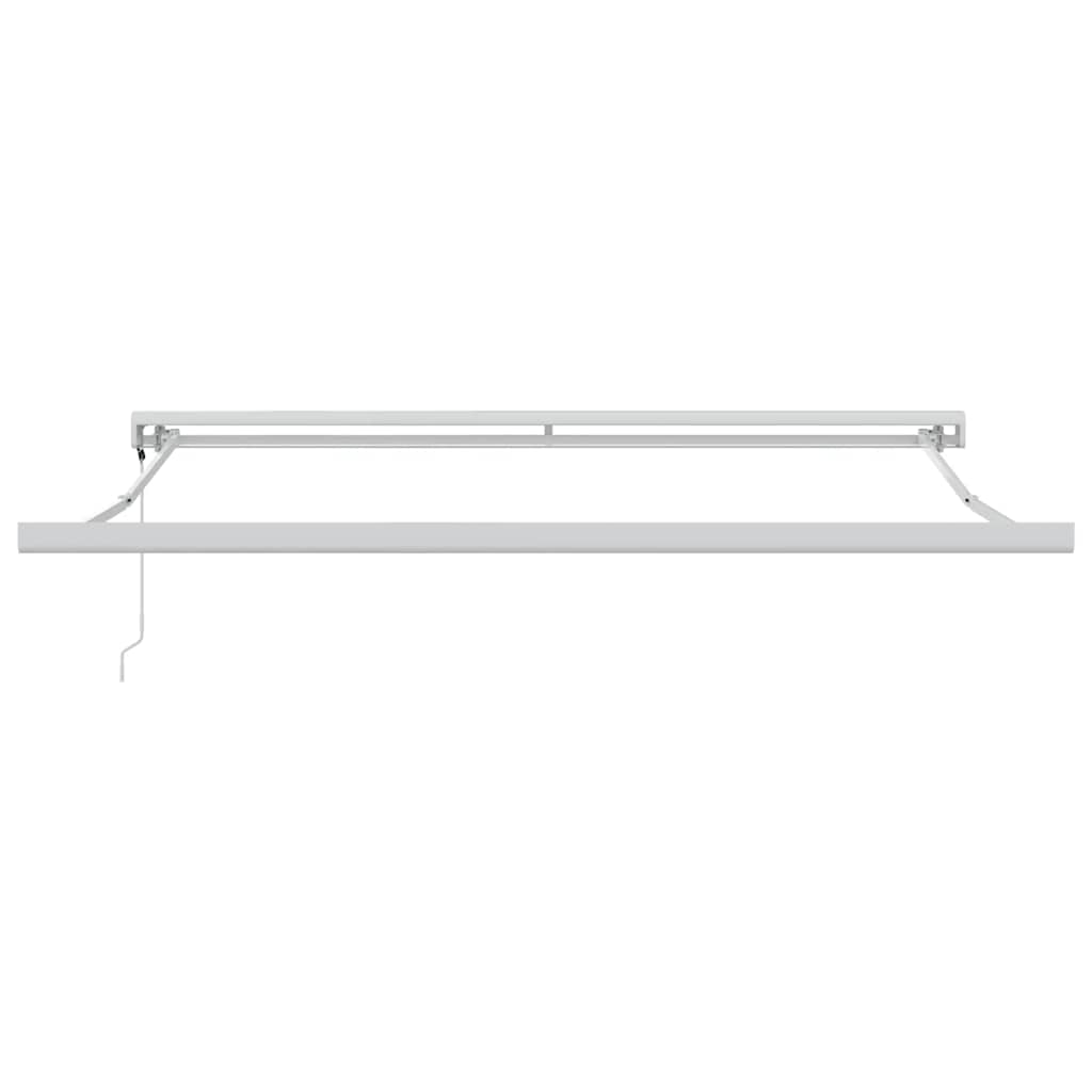 Tenda da Sole Antracite e Bianca 3x2,5 m Tessuto e Alluminio - homemem39