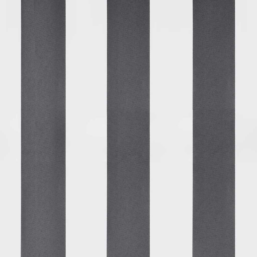 Tenda Retrattile Antracite e Bianca 3,5x2,5m Tessuto/Alluminio - homemem39