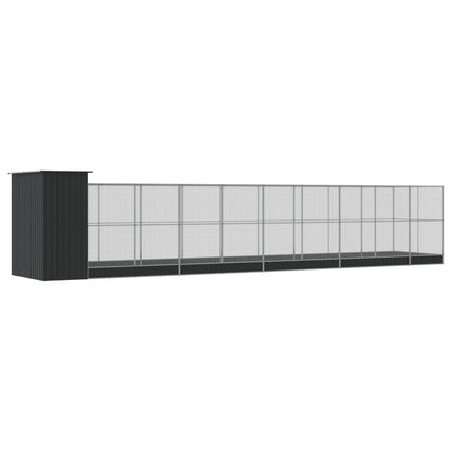 Voliera con Estensione Argento 1037x203x216 cm in Acciaio | homemem39