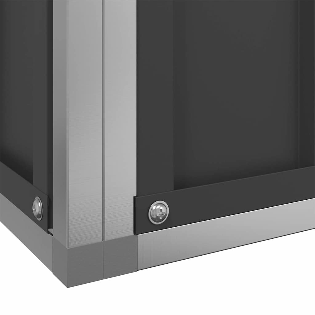 Voliera con Estensione Argento 1244x203x216 cm in Acciaio | homemem39