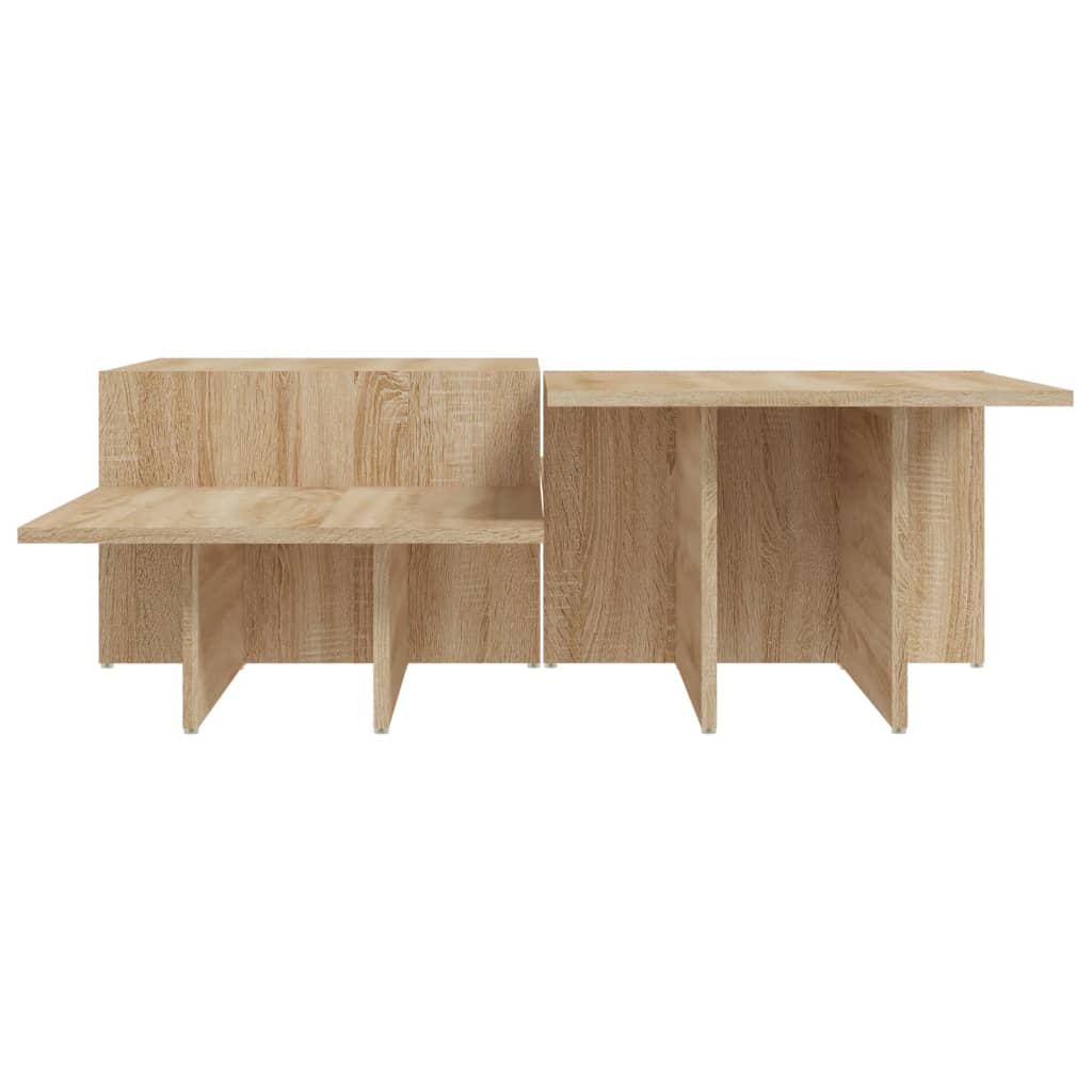 Tavolini da Salotto 2 pz Rovere Sonoma in Legno Multistrato | homemem39