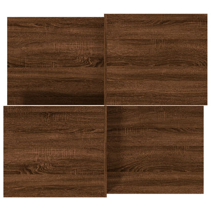 Tavolini da Salotto 2 pz Rovere Marrone in Legno Multistrato | homemem39