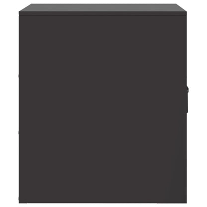 Comodini 2 pz Neri 34,5x39x44 cm in Acciaio - homemem39