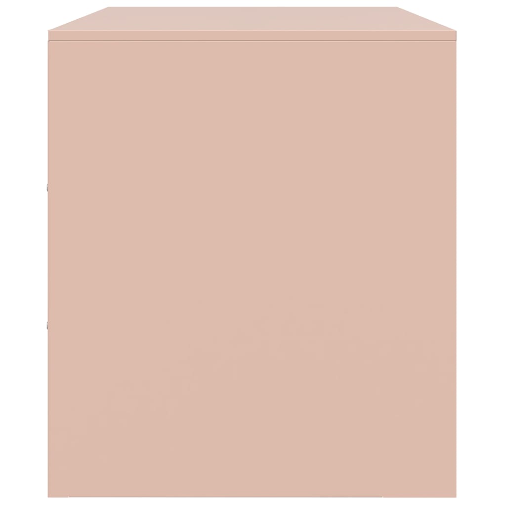 Mobile TV Rosso 67x39x44 cm in Acciaio