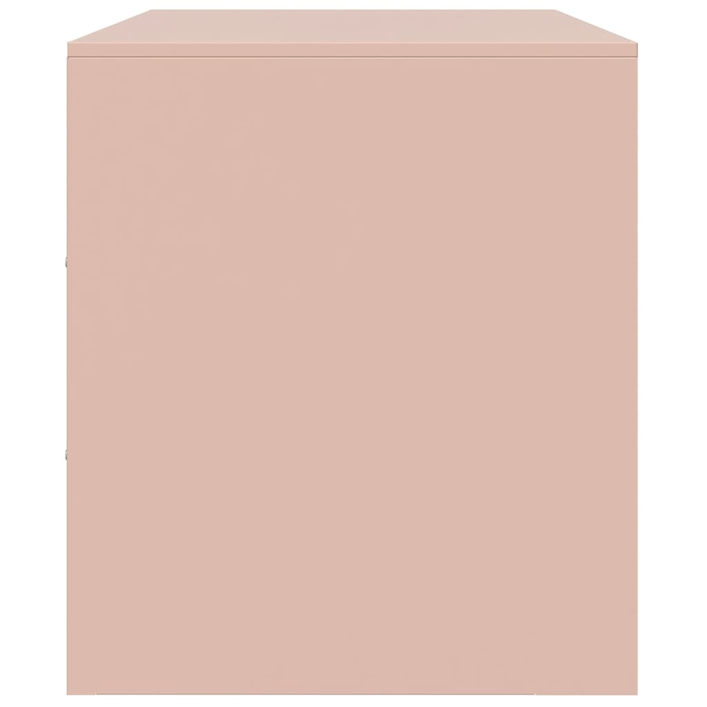 Mobili TV 2 pz Rosso 67x39x44 cm in Acciaio - homemem39