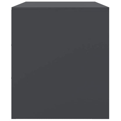 Mobili TV 2 pz Antracite 67x39x44 cm in Acciaio - homemem39