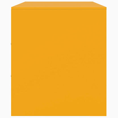Mobili TV 2 pz Giallo Senape 67x39x44 cm in Acciaio - homemem39