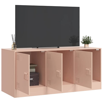 Pink TV Stand 99x39x44 cm in Steel