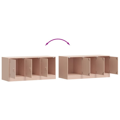 Pink TV Stand 99x39x44 cm in Steel