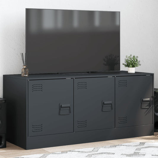 Anthracite TV Stand 99x39x44 cm in Steel