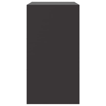 Credenza Nera 67x39x73 cm in Acciaio - homemem39