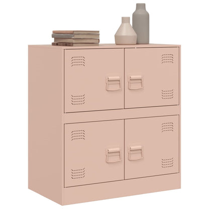 Credenza Rosa 67x39x73 cm in Acciaio