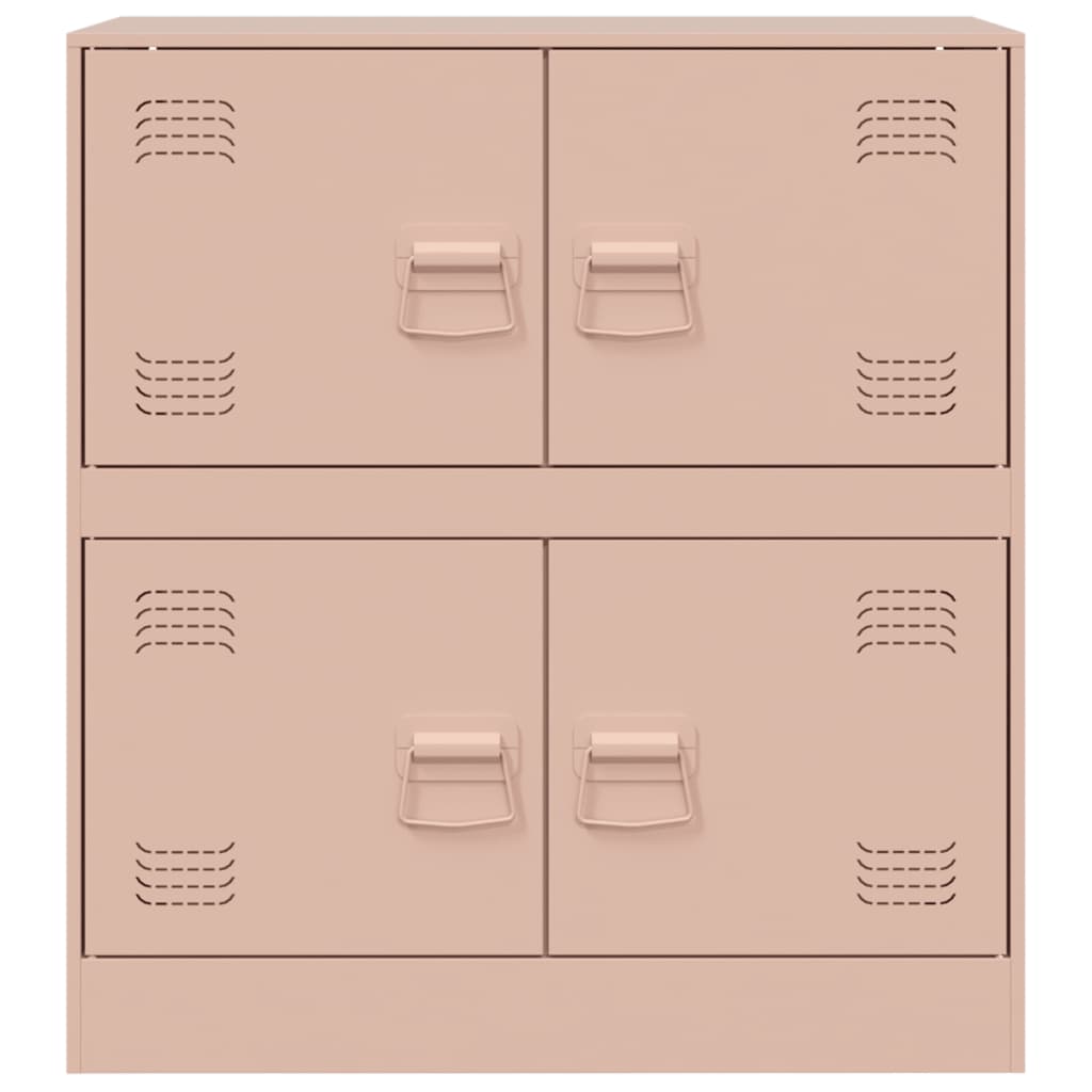 Credenza Rosa 67x39x73 cm in Acciaio