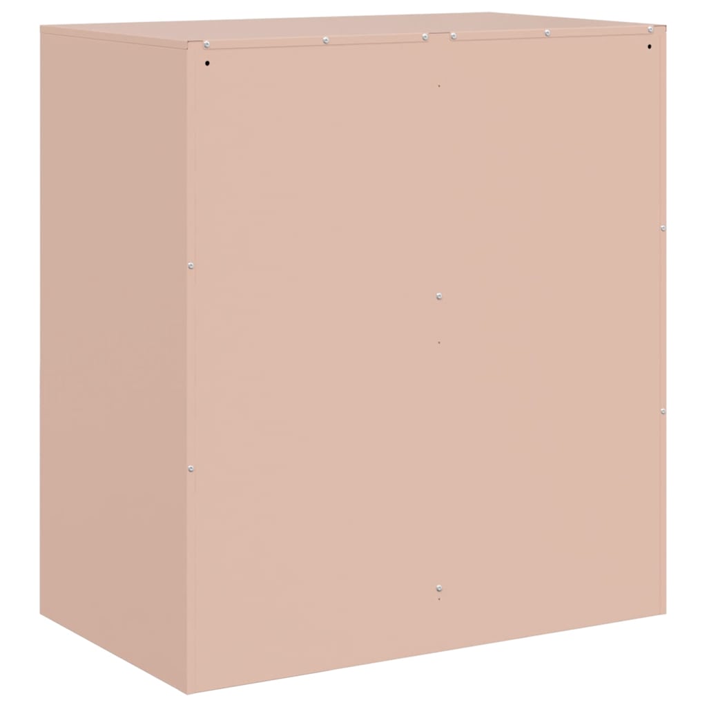 Credenza Rosa 67x39x73 cm in Acciaio - homemem39