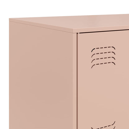 Credenza Rosa 67x39x73 cm in Acciaio