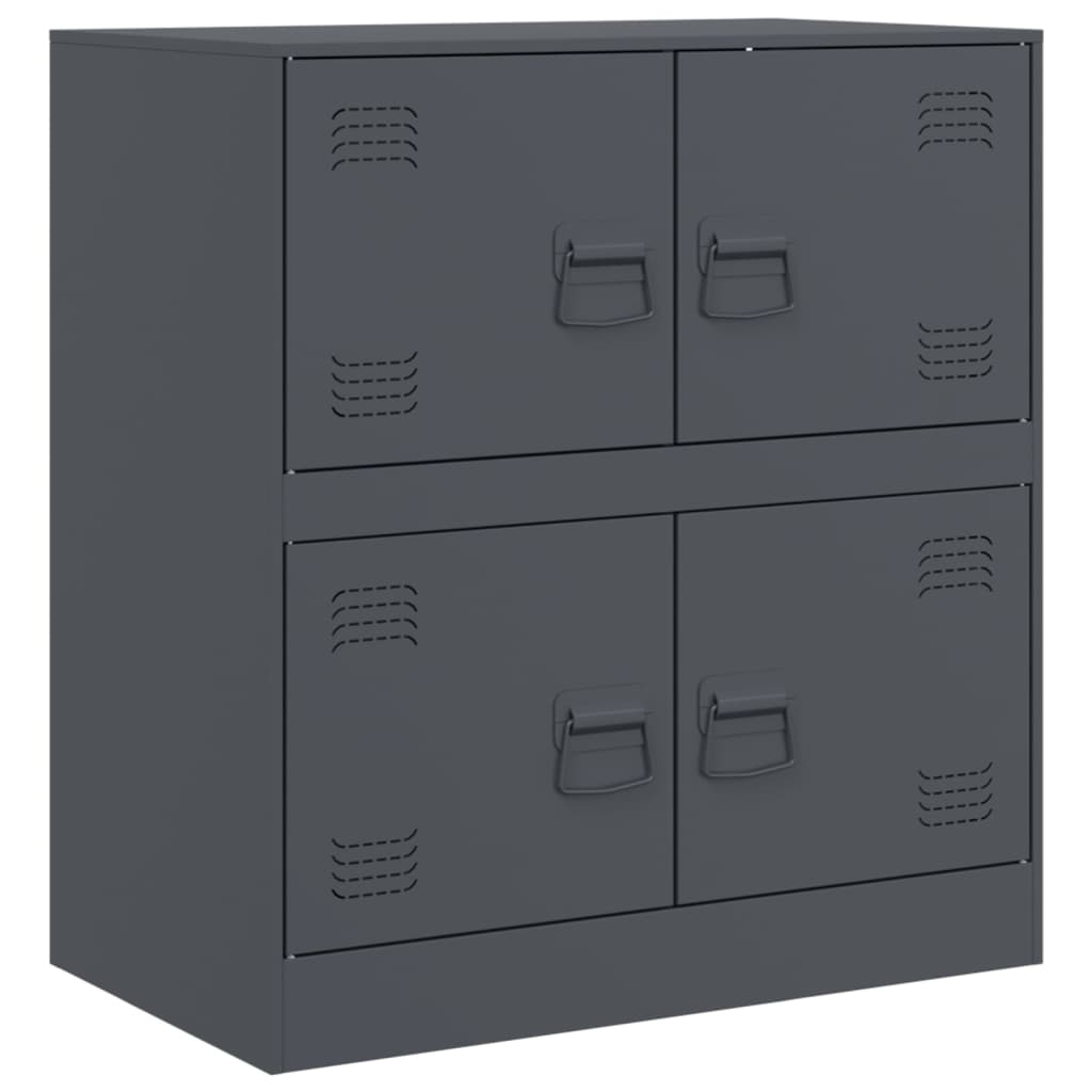 Anthracite Sideboard 67x39x73 cm in Steel