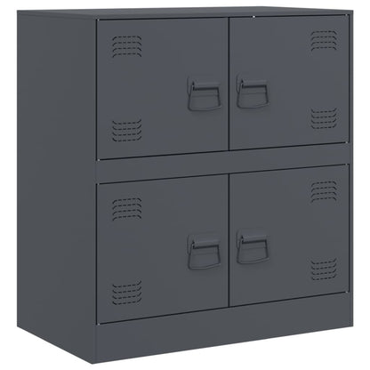 Anthracite Sideboard 67x39x73 cm in Steel