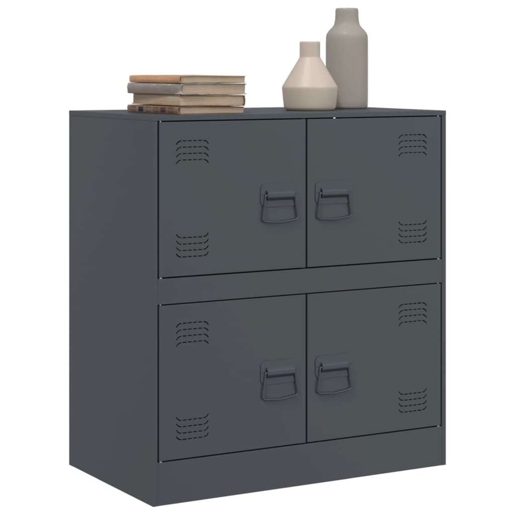 Anthracite Sideboard 67x39x73 cm in Steel