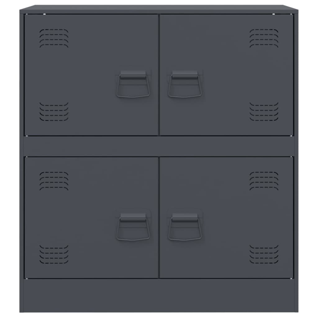 Anthracite Sideboard 67x39x73 cm in Steel