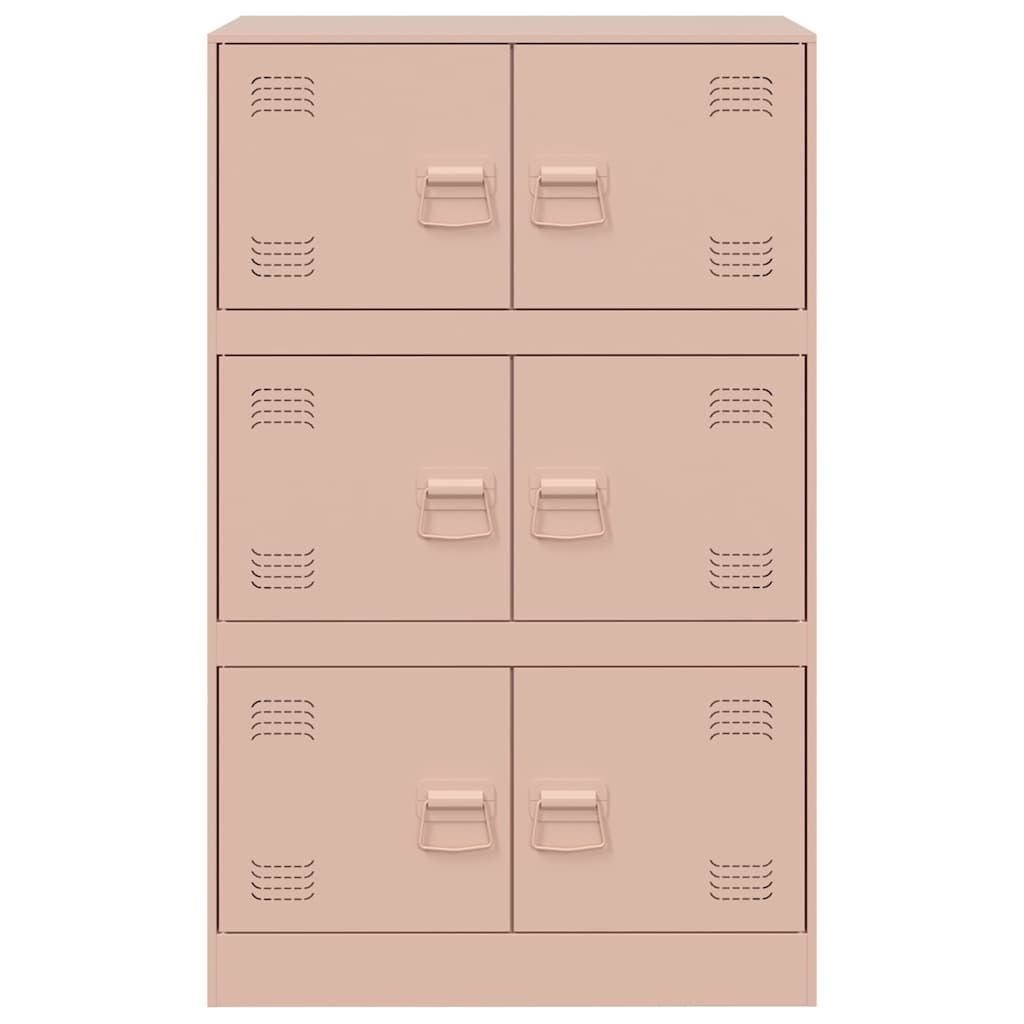 Credenza Rosa 67x39x107 cm in Acciaio - homemem39