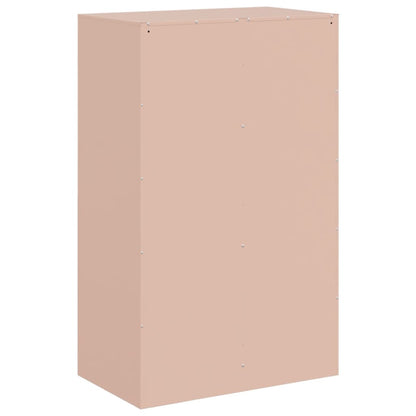 Pink Sideboard 67x39x107 cm in Steel