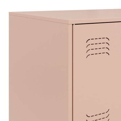 Pink Sideboard 67x39x107 cm in Steel