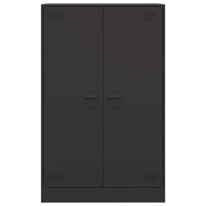 Black Sideboard 67x39x107 cm in Steel