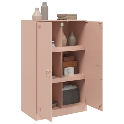 Pink Sideboard 67x39x107 cm in Steel