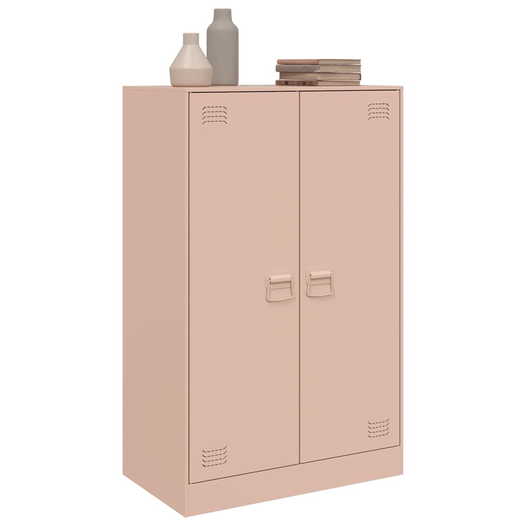Credenza Rosa 67x39x107 cm in Acciaio - homemem39