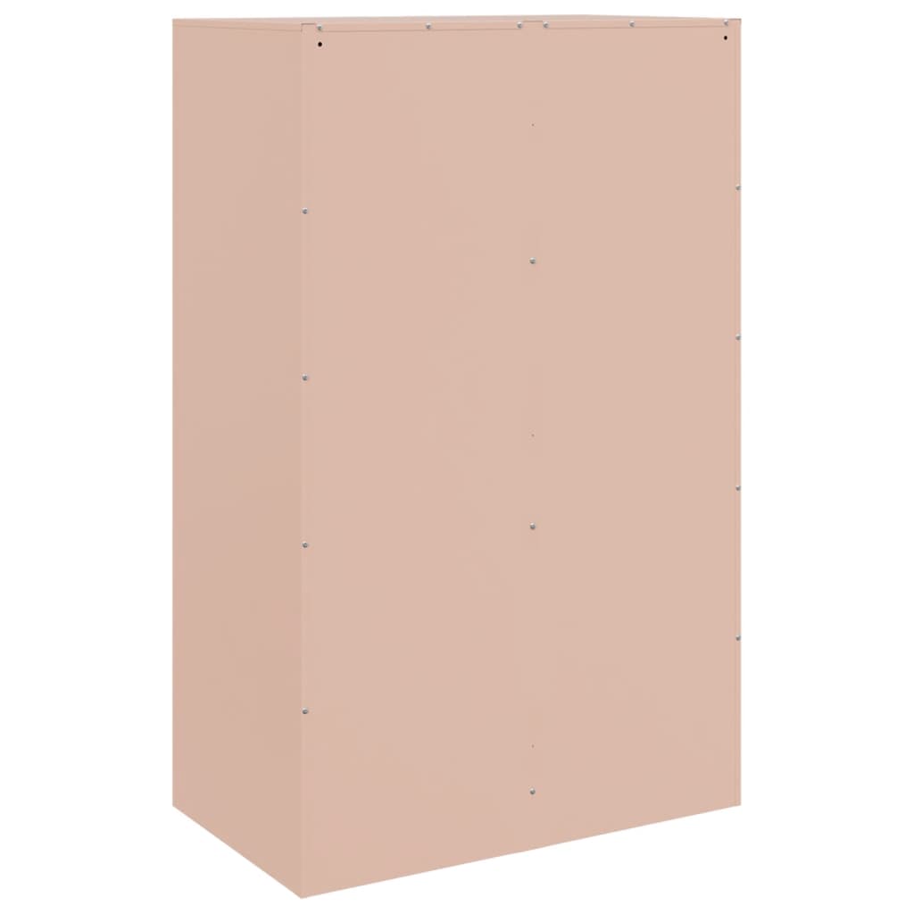 Pink Sideboard 67x39x107 cm in Steel