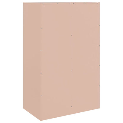 Credenza Rosa 67x39x107 cm in Acciaio - homemem39
