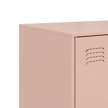 Pink Sideboard 67x39x107 cm in Steel