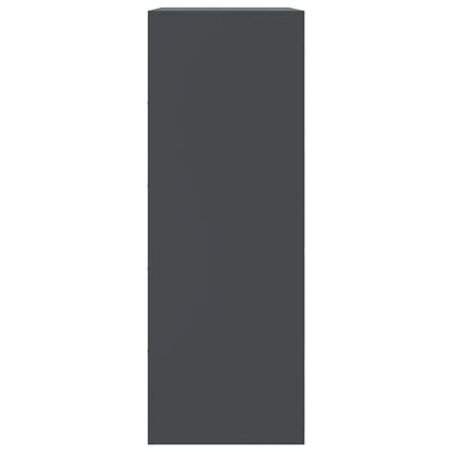 Credenza Antracite 67x39x107 cm in Acciaio - homemem39