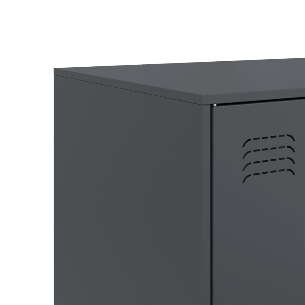 Anthracite Sideboard 67x39x107 cm in Steel