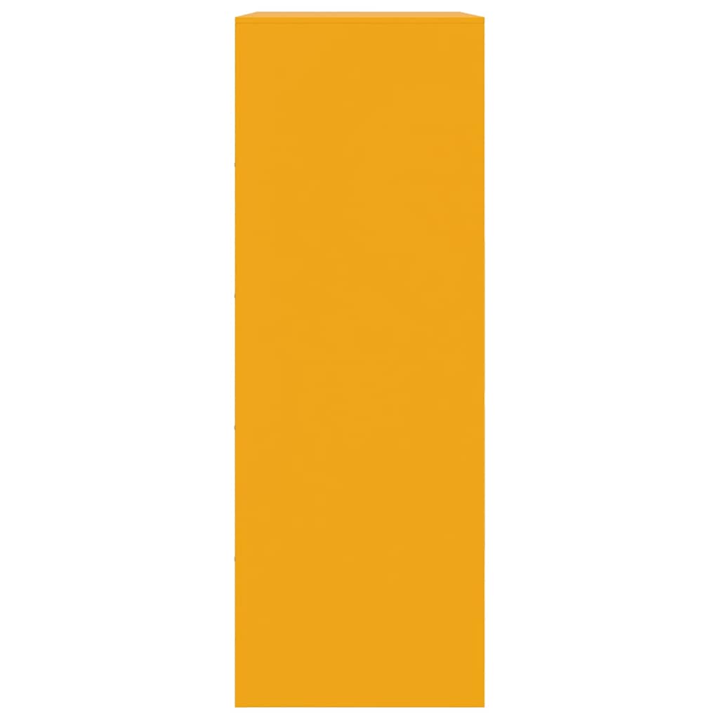 Credenza Antracite 67x39x107 cm in Acciaio - homemem39