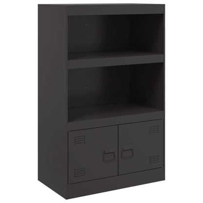 Black Sideboard 67x39x107 cm in Steel