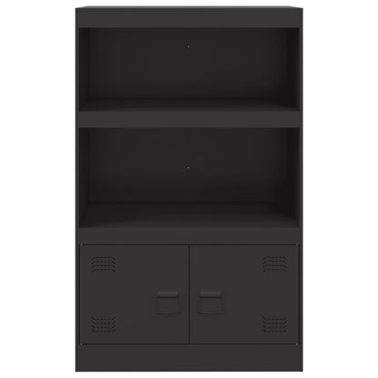 Black Sideboard 67x39x107 cm in Steel