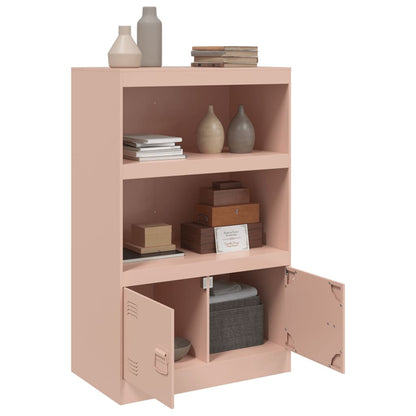 Pink Sideboard 67x39x107 cm in Steel