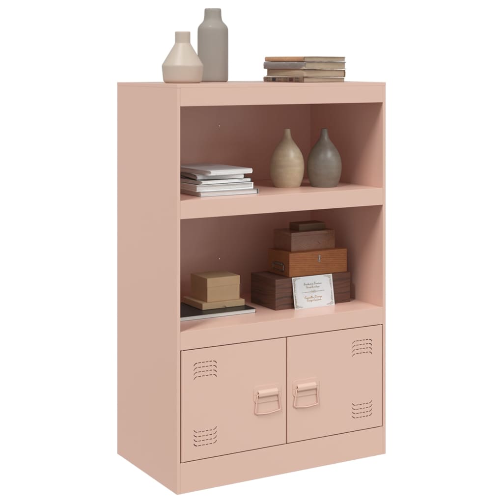 Pink Sideboard 67x39x107 cm in Steel