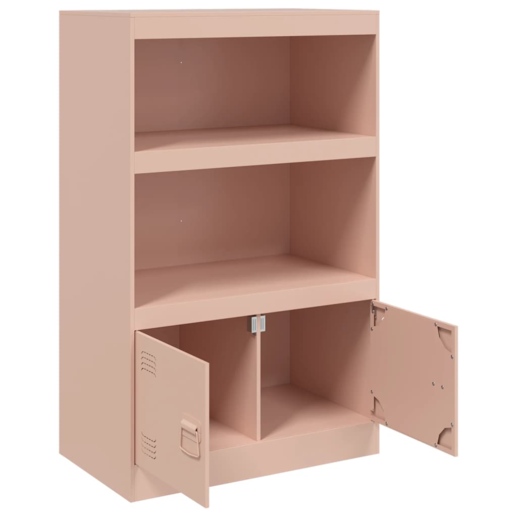 Credenza Rosa 67x39x107 cm in Acciaio - homemem39