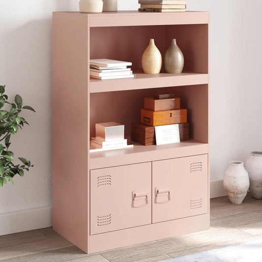 Pink Sideboard 67x39x107 cm in Steel