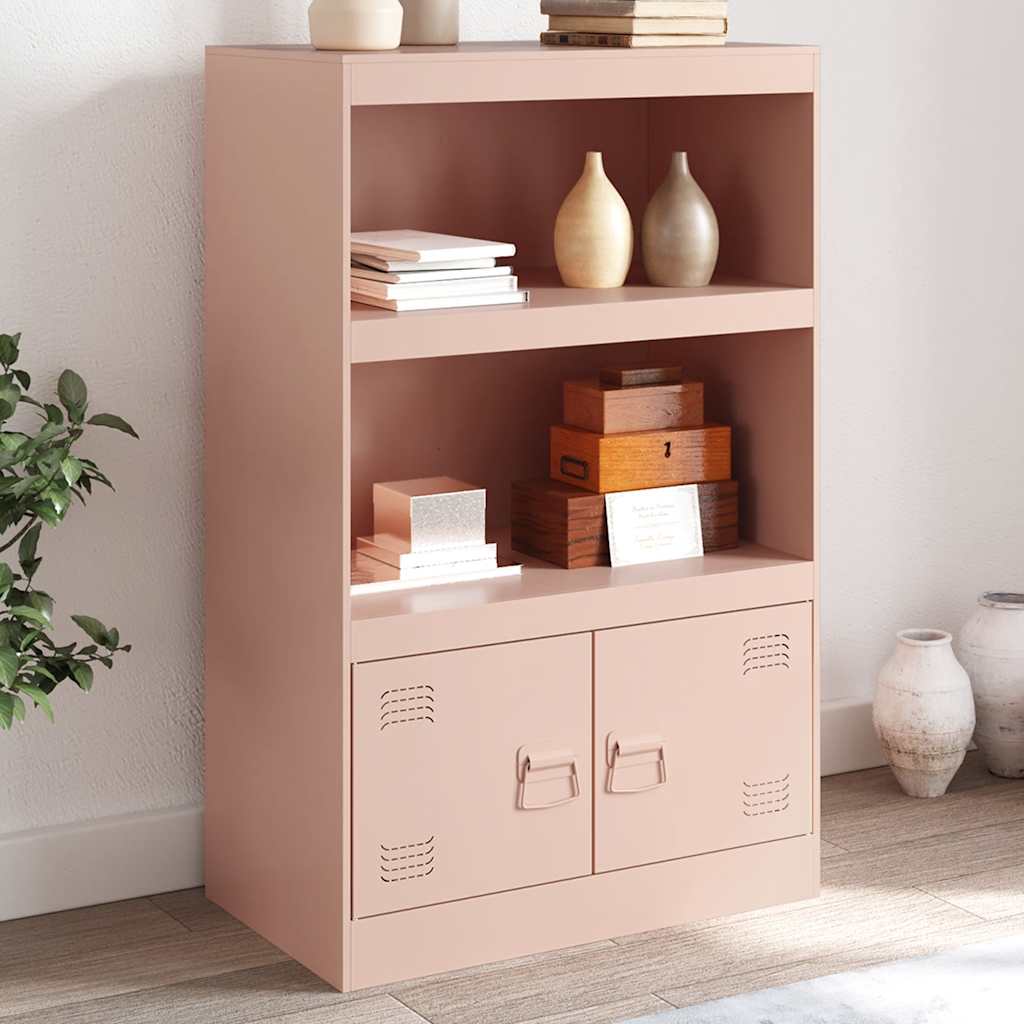 Credenza Rosa 67x39x107 cm in Acciaio - homemem39