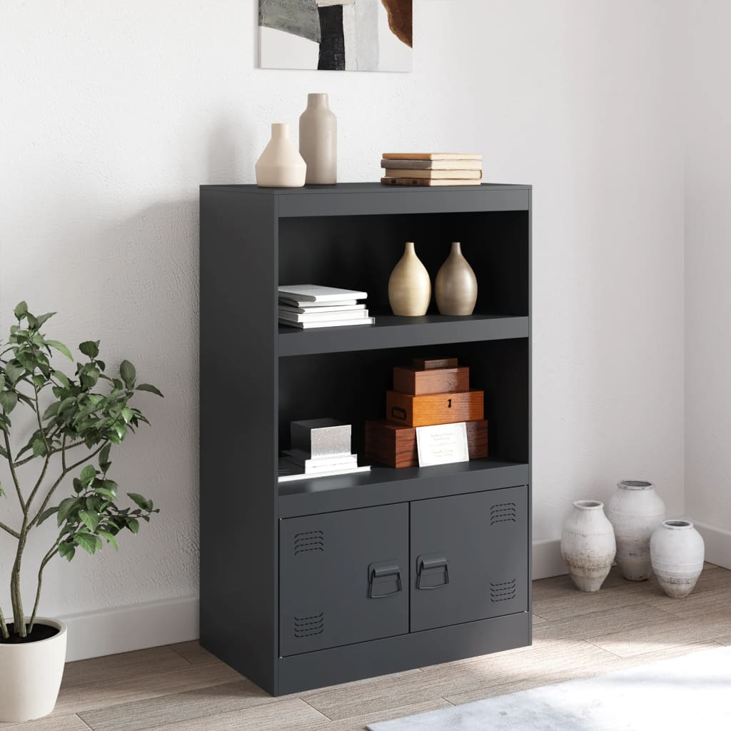 Anthracite Sideboard 67x39x107 cm in Steel