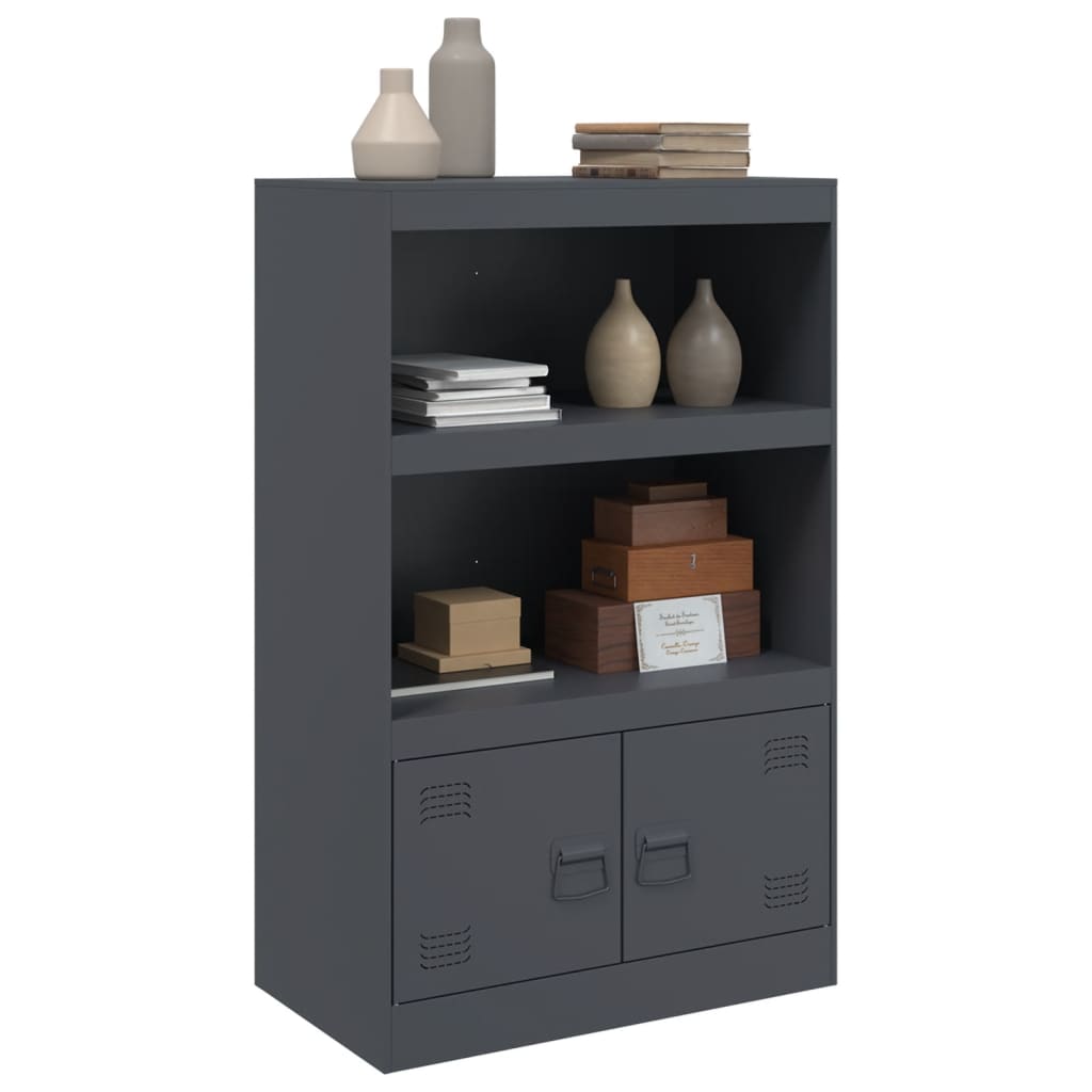 Anthracite Sideboard 67x39x107 cm in Steel