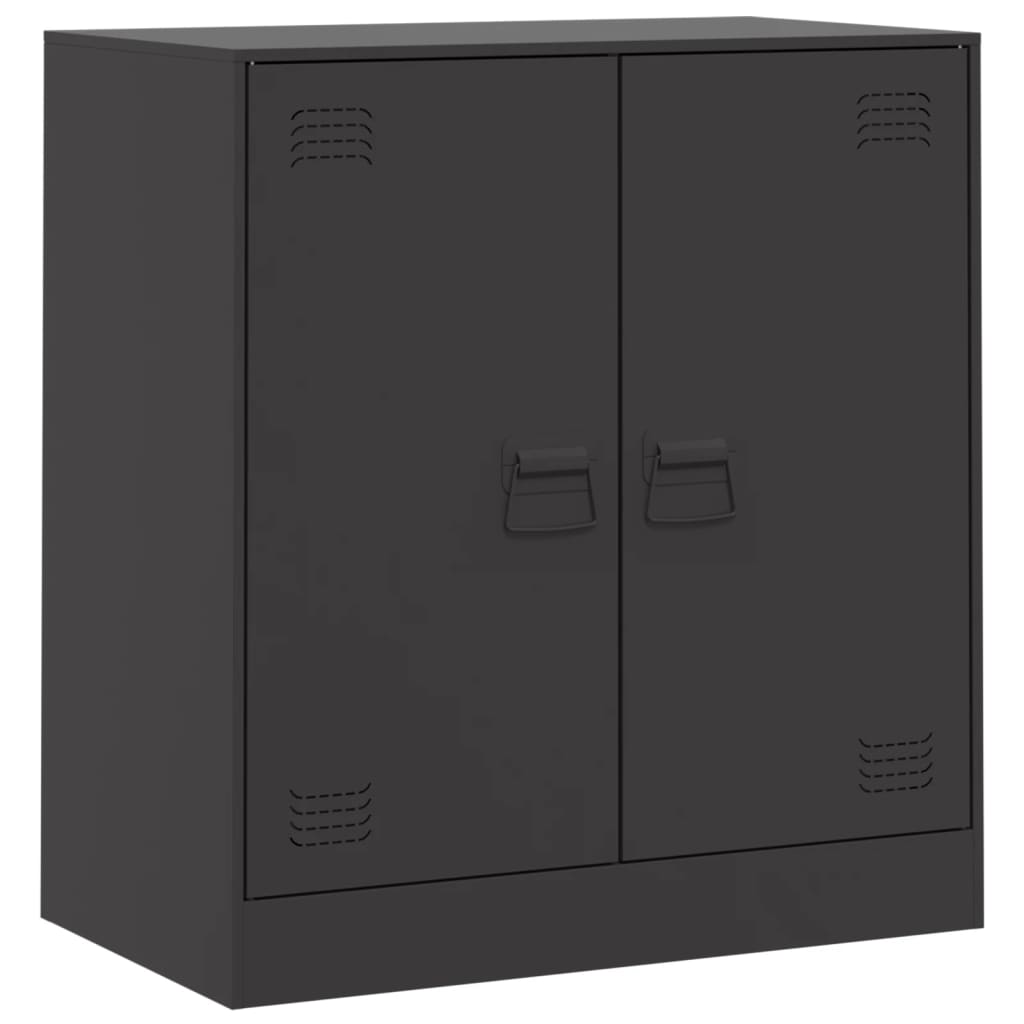 Black Sideboard 67x39x73 cm in Steel