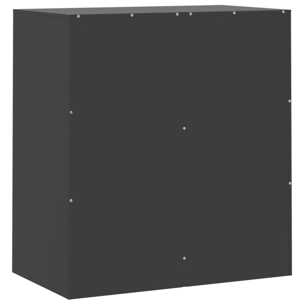 Black Sideboard 67x39x73 cm in Steel