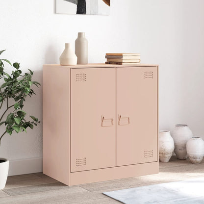 Pink Sideboard 67x39x73 cm in Steel